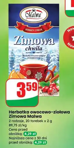 Dino Herbata zimowa chwila Malwa Tea oferta