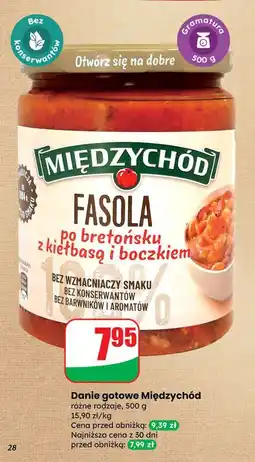 Dino Fasola po bretońsku z kiełbasa i boczkiem Międzychód oferta