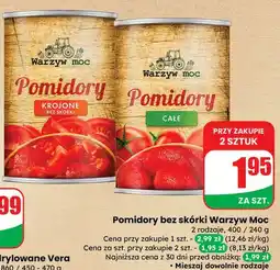 Dino Pomidory całe bez skórki Warzyw Moc oferta