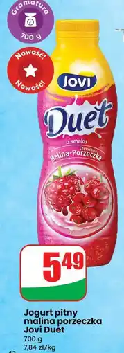 Dino Jogurt malina-czerwona porzeczka Jovi Duet oferta