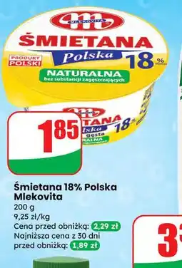 Dino Śmietana polska 18 % Mlekovita oferta