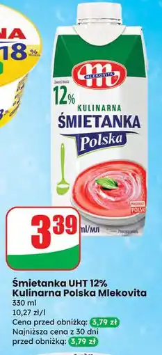Dino Śmietana kulinarna 12 % Mlekovita oferta