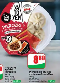 Dino Pierożki w stylu azjatyckim z mięsem Smak Mak oferta