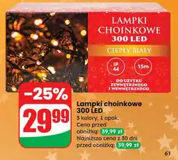 Dino Lampki choinkowe 300 led ciepły biały oferta