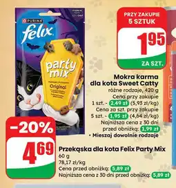 Dino Karma dla kotów original mix Purina Felix Party Mix oferta