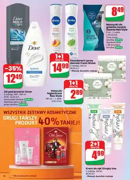 Dino Żel pod prysznic clean comfort Dove Men+Care oferta