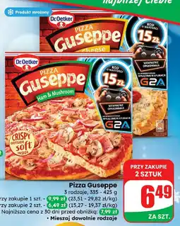 Dino Pizza Guseppe szynka & pieczarki Dr.Oetker oferta