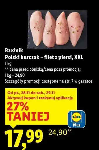 Polski kurczak - filet z piersi, XXL Rzeźnik