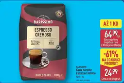 ALDI Kawa Espresso Cremoso ziarnista Barissimo oferta