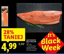 Lidl Łosoś atlantycki filet ze skórą XXL Lidl oferta