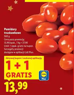 Lidl Pomidory truskawkowe Lidl oferta