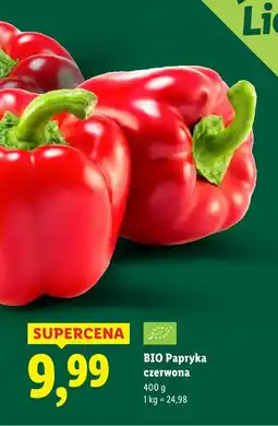 Lidl Papryka czerwona BIO Lidl oferta