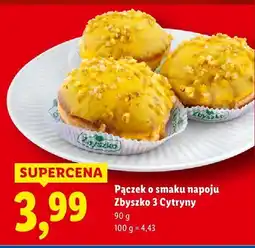 Lidl Pączek o smaku napoju Zbyszko 3 Cytryny Lidl oferta