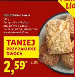 Lidl Drożdżówka z serem Lidl oferta