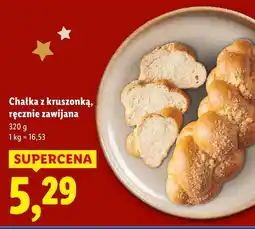 Lidl Chałka z kruszonką, ręcznie zawijana Lidl oferta