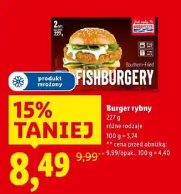 Lidl Burger rybny Abramczyk oferta