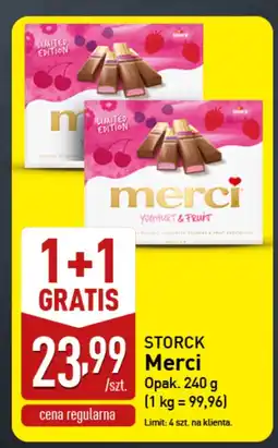 ALDI Czekoladki Merci Storck 1+1 gratis oferta