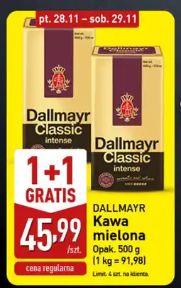 ALDI Kawa mielona Dallmayr Classic Intense 1+1 gratis oferta