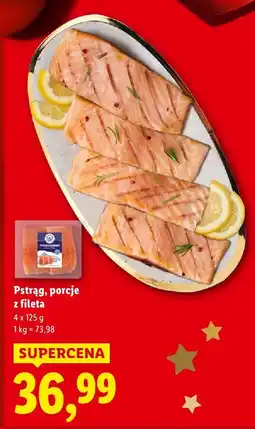 Lidl Pstrąg, porcje z fileta Lidl oferta