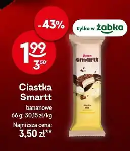 Żabka Ciastka Smartt bananowe oferta