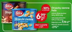 Żabka Orzechy ziemne Felix solone, długo prażone 140 g oferta
