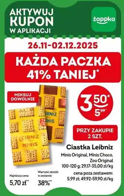 Żabka Ciastka Leibniz Minis Original, Minis Choco, Zoo Original oferta