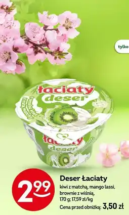 Żabka Deser Łaciaty kiwi z matcha oferta