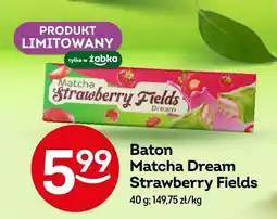 Żabka Baton Matcha Dream Strawberry Fields oferta
