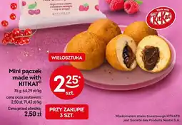 Żabka Mini pączek made with KITKAT oferta