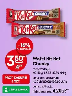 Żabka Wafel Kit Kat Chunky różne rodzaje oferta