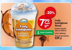 Żabka Lody koktajlowe Koral krówka-kukułka oferta