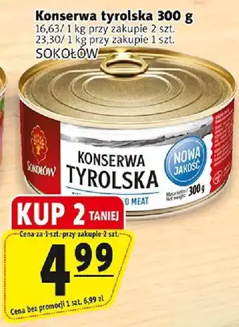 Konserwa tyrolska 300 g SOKOŁÓW