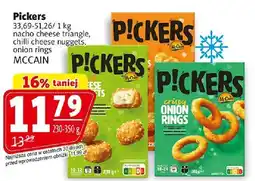 Prim Market Pickers McCain nacho cheese triangle, chili cheese triangles, onion rings oferta