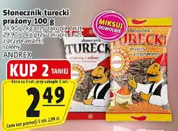 Prim Market Słonecznik turecki prażony Słonecznik turecki prażony 100 g ANDREX oferta