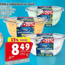 Prim Market Filety śledziowe w sosie LISNER 300-320 g oferta