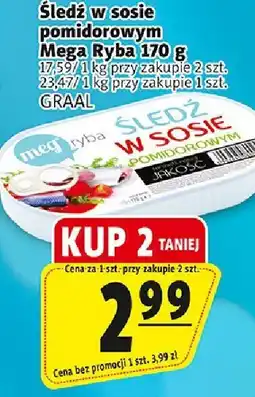 Prim Market Śledź w sosie pomidorowym Mega Ryba GRAAL oferta