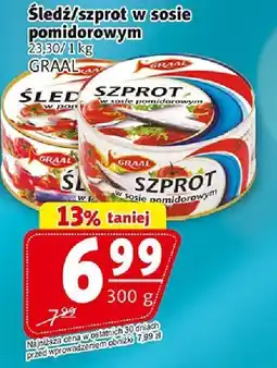 Prim Market Śledź/szprot w sosie pomidorowym GRAAL oferta