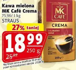 Prim Market Kawa mielona MK Café Crema STRAUS oferta