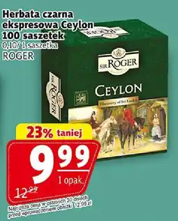 Prim Market Herbata czarna ekspresowa Ceylon ROGER oferta