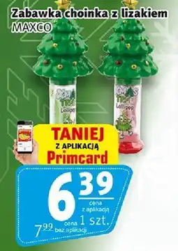 Prim Market Zabawka choinka z lizakiem MAXGO oferta