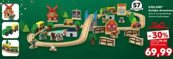 Kaufland Kolejka drewniana Kidland oferta