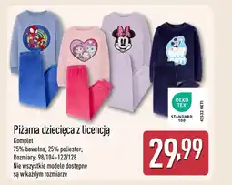 ALDI Piżama TEX oferta