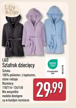 ALDI Szlafrok dziecięcy L & D oferta