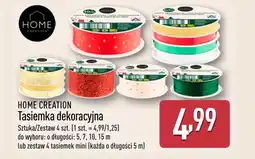 ALDI Tasiemka dekoracyjna Home Creation oferta