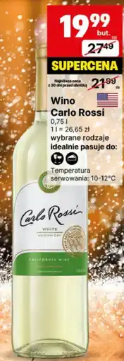 Delikatesy Centrum Wino Carlo Rossi oferta