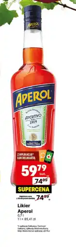 Delikatesy Centrum Likier Aperol oferta