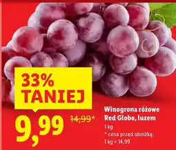 Lidl Winogrona Red Globe oferta