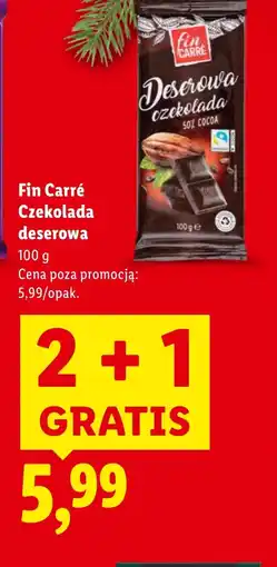 Lidl Czekolada Fin Carre oferta