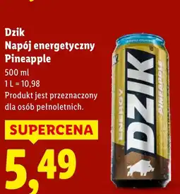 Lidl Napój energetyczny Dzik oferta