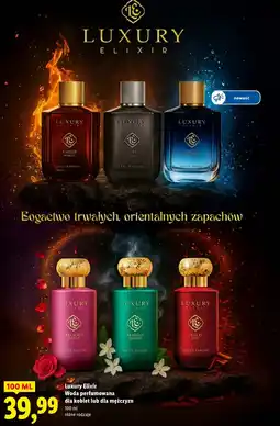 Lidl Woda perfumowana Luxury Elixir oferta